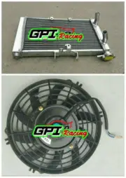 For Triumph Tiger 800 2010-2014 2012 2013 10 11 12 13 14 Aluminum radiator+FAN