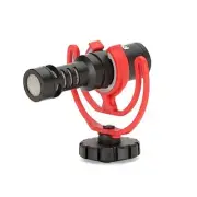 Rode VideoMicro Compact On Camera Microphone with Shock Mount and Windshield