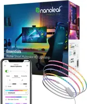 Nanoleaf Essentials Matter Bluetooth & WiFi Smart Multicolor LED Lightstrip 200"