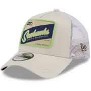 New Era A-Frame Trucker Cap - Seattle Seahawks stone beige One Size
