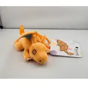 Fainted Charizard Pokemon Center Chikara Tsukita Kairyu Plush Keychain US SELLER