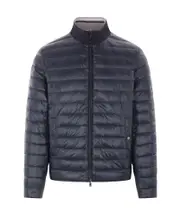 Herno Reversible Zip-Up Down Jacket IT52,IT50,IT54,IT48,IT58,IT46 Blu / Grigio Tortora