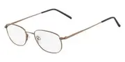 Flexon FL 600 200 Men's Glasses Brown Size 52 - Private Health Rebate - Blue Light Block Available