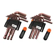 Hexagonal Wrench Set with Plate Handle Multi Size Hex Key Tool Kit for Repair