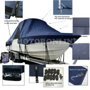 Triton 2486 CC Center Console Fishing T-Top Hard-Top Boat Cover Navy