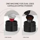 Electric Mini Coffee Machine Black Portable Wireless Coffee Maker For Traveling