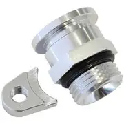 Aeroflow Fuel Pressure Regulator Adapter - Silver, AF64-2200S