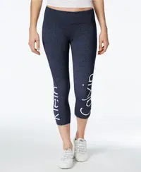 在飛比找樂天市場購物網優惠-美國百分百【Calvin Klein】運動褲 長褲 七分緊身