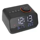 LED Digital Alarm Clock Black