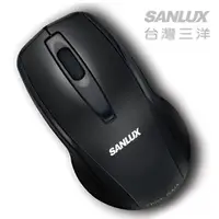在飛比找PChome24h購物優惠-SANLUX台灣三洋日系經濟包USB有線光學鼠(時尚黑)