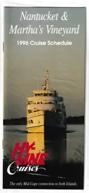 Hy-Line Cruises 1996 Cape Cod ferrys ( MINT )