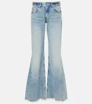 [Stella McCartney] Stella McCartney Low-rise flared jeans 27 blue