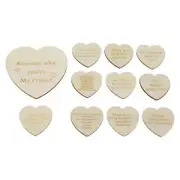 Wooden Friendship Gift Box 10 Reasons Wooden Box With Wood Heart Slice Part ◈