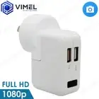 Wall Power Adapter Camera Home Indoor Security Small Mini Phone Charger Video