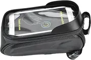 Front Bag, EVA Material Touch Screen Phone Holder, Sun Visor Design, Reflective Strips for Night Safety, Hidden Headphone Jack for Cycling
