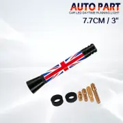 Fits 02~18 MINI COOPER HARDTOP 4.2'' SHORT SPORT ANTENNA UNION JACK UK FLAG RED (for: Mini)