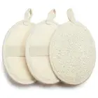 Bath Exfoliating Loofah Sponge Pads 100% Natural Sponge Scrubber PACK OF 3