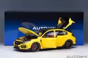 AUTOART 2021 Honda Civic Type R (FK8) (Sunlight Yellow) 1:18*Brand New!*NICE!!