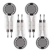 4Pcs Thin Film Pressure Sensor 20g-2Kg High Sensitivity Force Sensitive Resistor Force Sensor Pressure Sensors As Shown