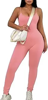 [VENDAU] Workout Jumpsuits for Women Body Suits Full Bodysuits for Women Yoga Jumpsuits for Women One Piece Bodysuit Bodycon