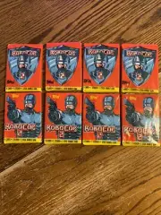 ROBOCOP 2 "8 PACKS OF TRADING CARDS" TOPPS