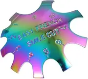 FRCOLOR 1 Pc Nail Art Stencil Plate Metal Nail Manicure Template Safe Practical Perfect for Art Craft