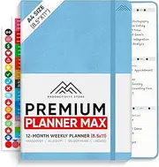 Undated, 2025 Planner, 8.5" x 11" - The #1 Productivity Planner to Achieve Your 2025 Goals - Planner 2025-2026 by PRODUCTIVITY STORE (A4, BLUE)