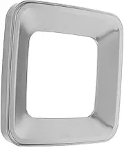 Alipis Outdoor Trash Can Lid Stainless Steel Garbage Can Covers Commercial Waste Bin Container Lid Trash Receptacle Replacement Lid For Office Hotel