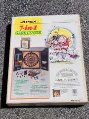 NEW & RARE VINTAGE APEX 7-IN-1 GAME CENTER DART BOARD CABINET GARY PATTERSON
