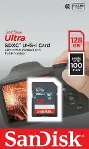 SanDisk SD Card SDHC SDXC Ultra Class 10 DSLR Video Camera Memory Card 100mb/s AU