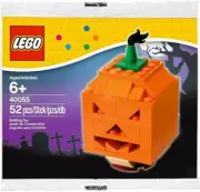 New Rare Vintage LEGO 40055 Halloween Pumpkin head creator polybag 52 pcs