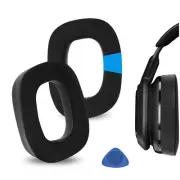Geekria Cooling-Gel Ear Pads for Logitech G Astro A30 Headphones (Black)