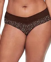 [Warner's] Women's No Pinching, No Problem Dig-Free Comfort Waist with Lace Microfiber Hipster 5609j