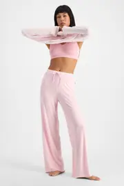 [Bonds] Bonds Women's Sleep Modal Blend Rib Pant in Pink Sapphire Size: XL XL Pink Sapphire