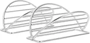 Cabilock 2Pcs Stainless Steel Taco Tray Holder for Baking Serving Taco Rack for Oven Grill for Sushi Display and Family Gatherings