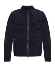 PS Paul Smith Logo Patch Zipped Jacket XL,L,XXL navy blue