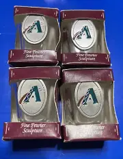 Arizona Diamondbacks Shot Glass with Pewter Logo Vintage Circa 2003