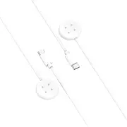 2 Pack Charger Cable Intended for Google Pixel Watch 2 Smartwatch Accessory Rapid Charging Cable Type-C Charger - 3.3 Feet/100cm(White+White)