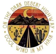 Sublimation Print Desert Highway Ready To Press Heat Transfer