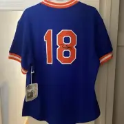 Darryl Strawberry Mitchell & Ness Stitched Jersey Mets Jersey Autograph Jersey