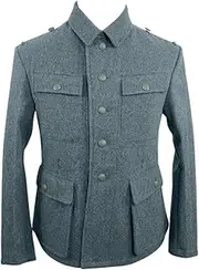 [militaryharbor] WW2 WWII German M43 Elite EM Italian Field Wool Tunic Feldbluse Blue Green Grey