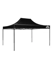 Instahut Gazebo Pop Up Marquee 3x4.5M - Black