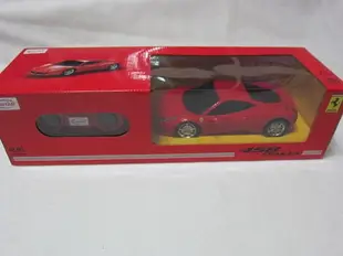 【KENTIM 玩具城】1:24(1/24)全新原裝法拉利FERRARI 458 ITALIA紅色原廠授權RASTAR遙控車