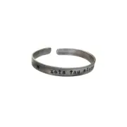 Zeta Tau Alpha, ZTA, Sorority Greek handstamped cuff bracelet, FREE SHIPPING