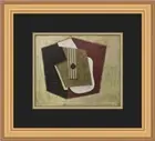 Pablo Picasso Guitar Custom Framed Print