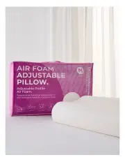 [DreamRemedy] Adjustable Memory Foam Pillow in White