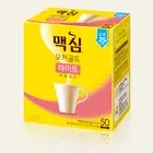 Korean Instant Coffee Mix Maxim Mocha Gold Light Low Sugar 50 Sticks
