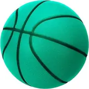 uxcell Silent Basketball, Size 5 No Noise High-Density Foam Dribbling Indoor Basketball for Quiet Dribbling and Indoor, Green