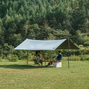 Naturehike挪客黑膠天幕戶外露營防曬防紫外線沙灘帳篷防雨遮陽棚