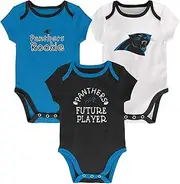 OuterStuff NFL Newborn Infants Assist 3 Piece Creeper Bodysuit Set